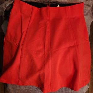 NWOT Womens Red Skirt Sz M